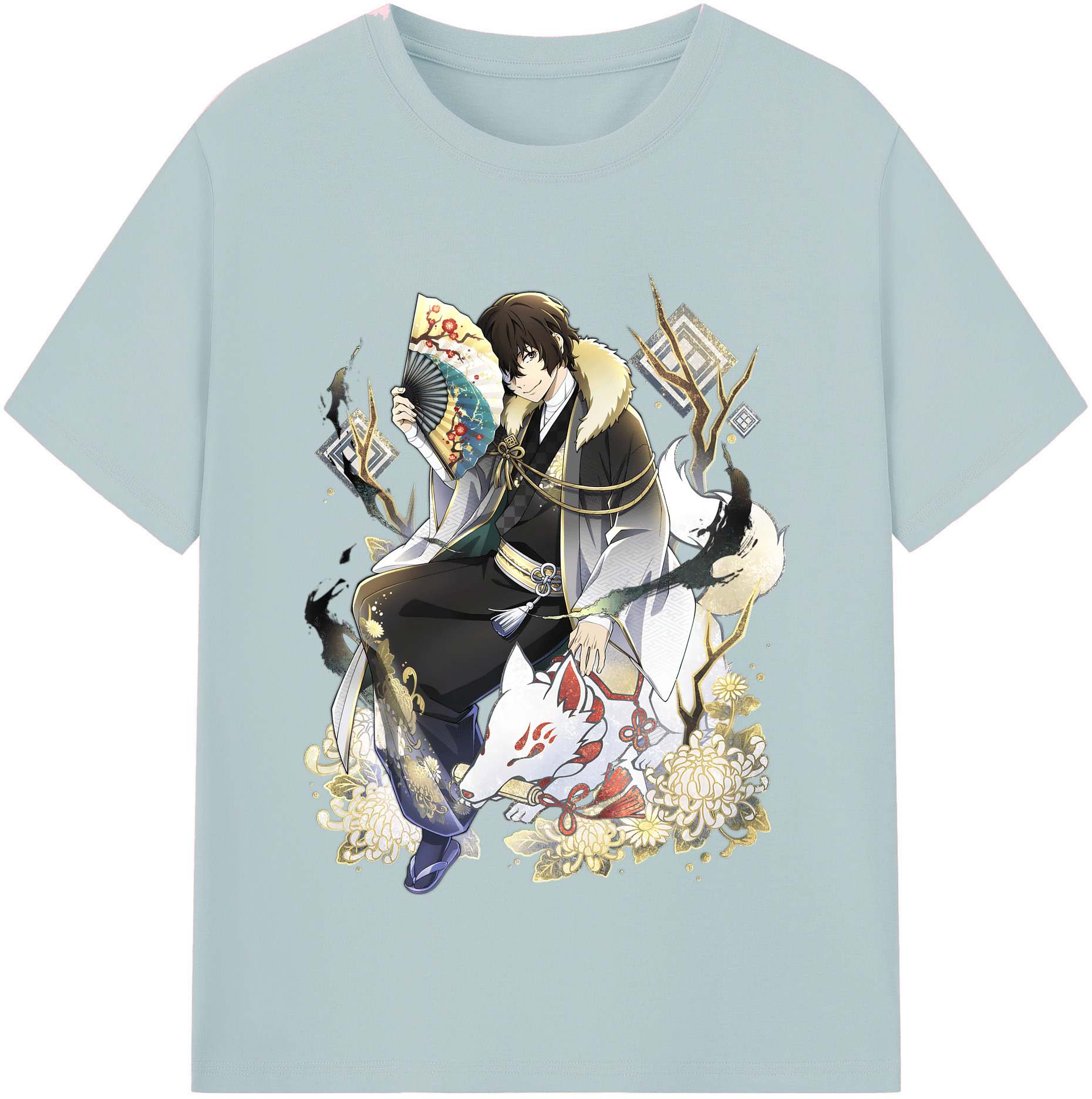 （画像用） 文豪ストレイドッグス Bungo Stray Dogs 綿100％半袖Tシャツ（フロントプリント）